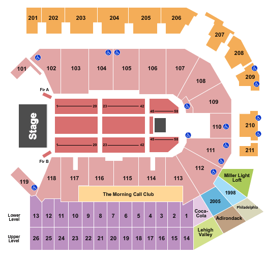 PPL Center Bon Jovi Seating Chart
