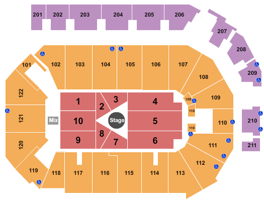 PPL Center Center Stage 2 Seating Chart