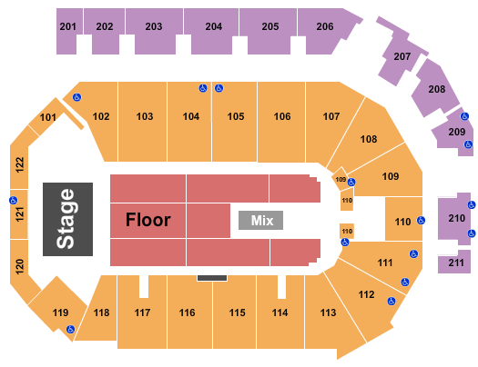 PPL Center Endstage 3 Seating Chart