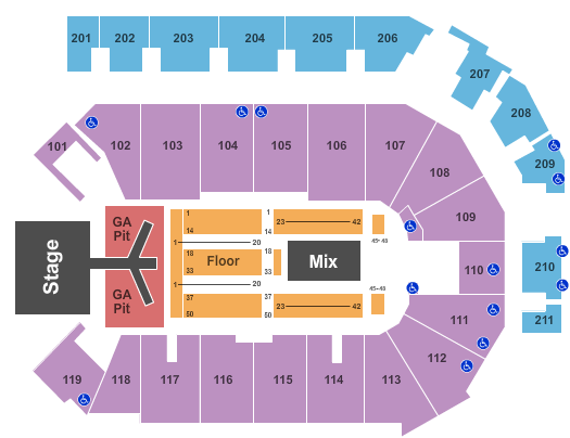 PPL Center Florida Georgia Line Seating Chart