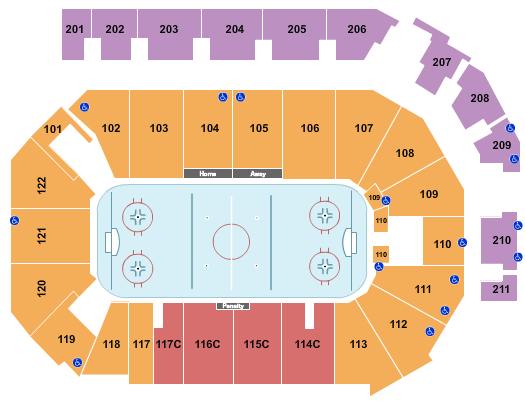 PPL Center Hockey 2 Seating Chart