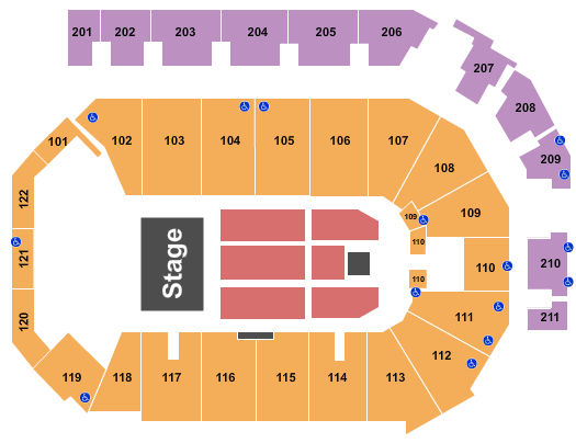 PPL Center Impractical Jokers Seating Chart