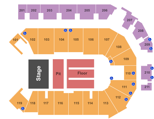 PPL Center Justin Moore Seating Chart