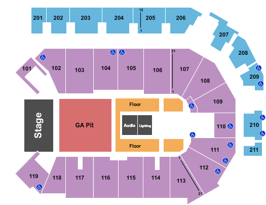 PPL Center seating chart event tickets center