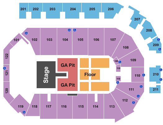 PPL Center Parker McCollum Seating Chart