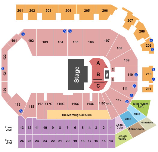 PPL Center Paw Patrol Seating Chart