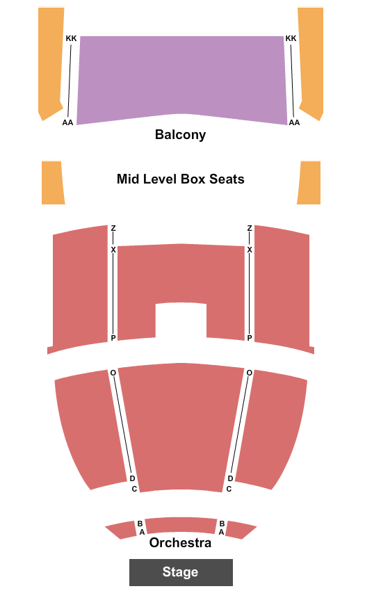 Pablo Center at the Confluence Seating Chart