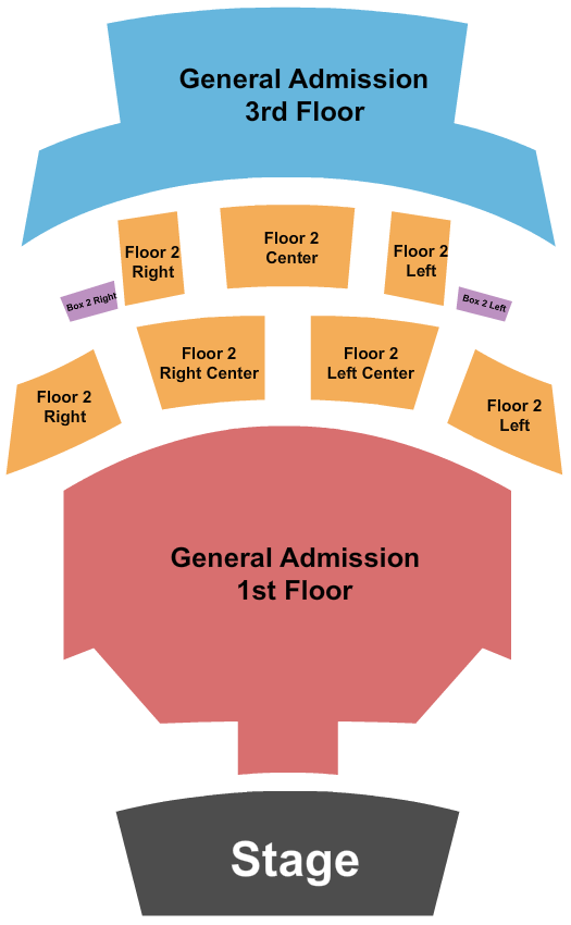 seating chart for Pabst Theater - GA 1st & 3rd/RSV 2nd - eventticketscenter.com