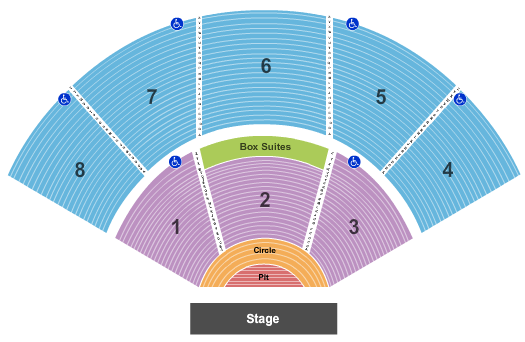 Stray Cats Pacific Amphitheatre Seating Chart