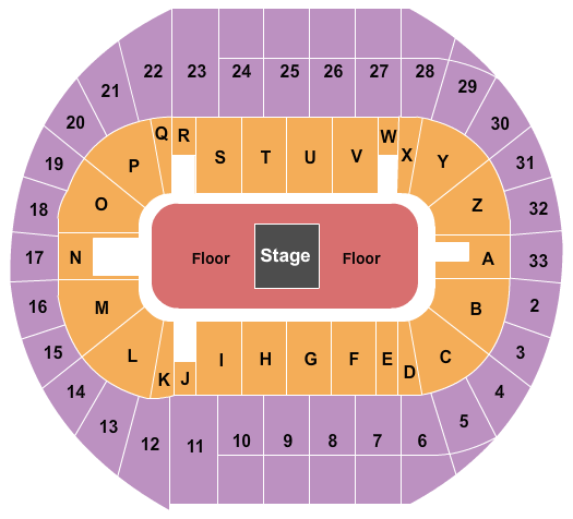 Pacific Coliseum Arcade Fire Seating Chart
