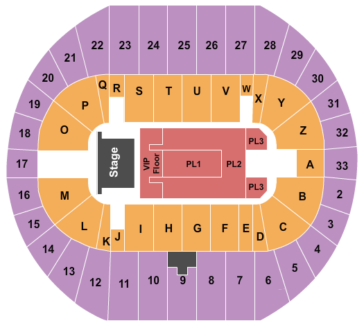 Pacific Coliseum Arijit Singh Seating Chart