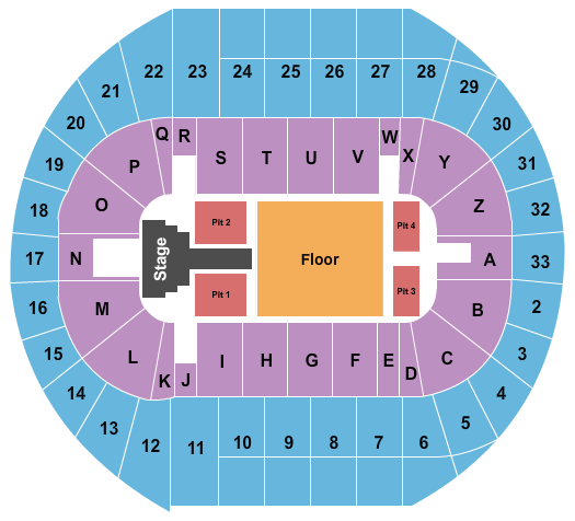 Pacific Coliseum Brandon Lake Seating Chart