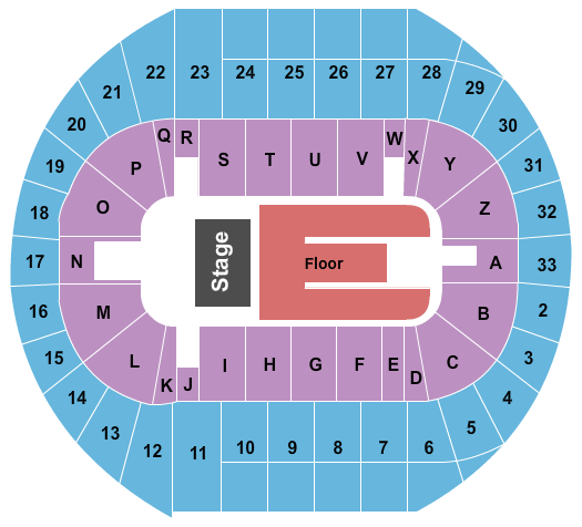 Pacific Coliseum Endstage 2 Seating Chart