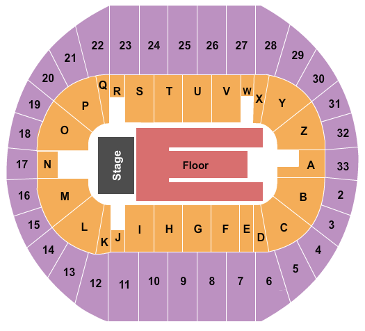Pacific Coliseum Endstage 3 Seating Chart