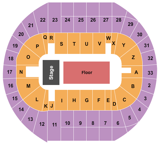 Pacific Coliseum Endstage Rsvd Flr Seating Chart