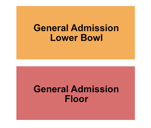 Pacific Coliseum GA Floor/ GA Bowl Seating Chart