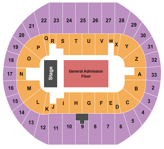 Pacific Coliseum Nick Cave Seating Chart
