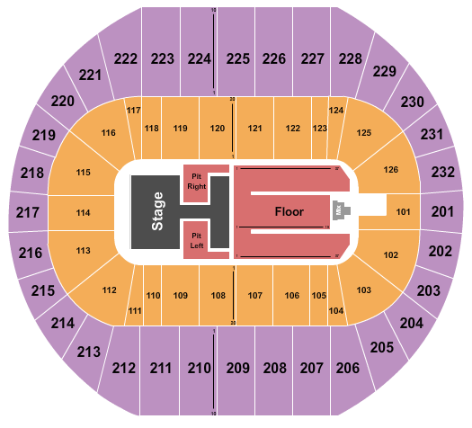Pacific Coliseum Old Dominion Seating Chart