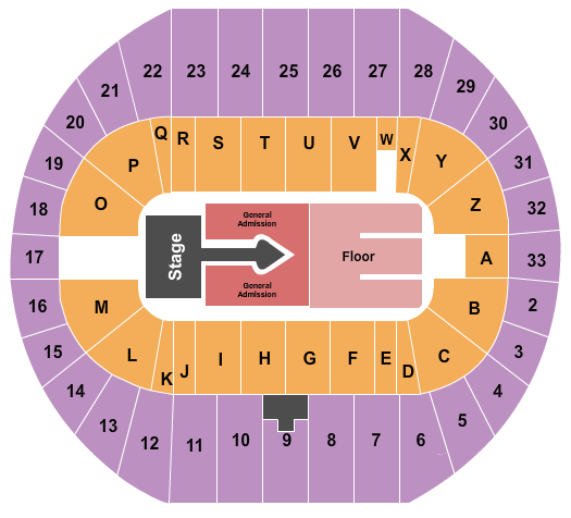 Find your seats with this Pacific Coliseum Seating Chart