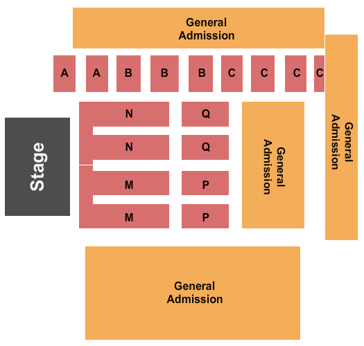 Pacific Steel & Recycling Four Seasons Arena Endstage GA Seating Chart