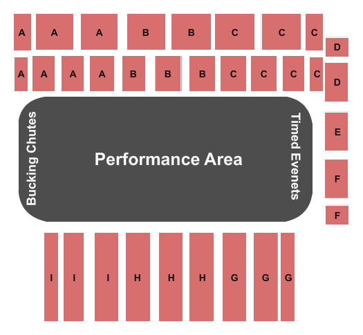 Pacific Steel & Recycling Four Seasons Arena Rodeo 2 Seating Chart