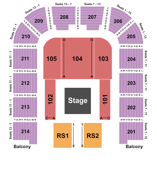 Packard Music Hall Wrestling Seating Chart