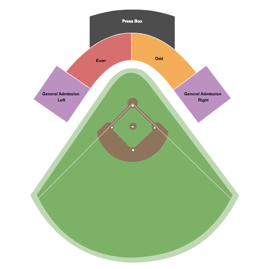 Page Baseball Stadium Baseball 2020 Seating Chart