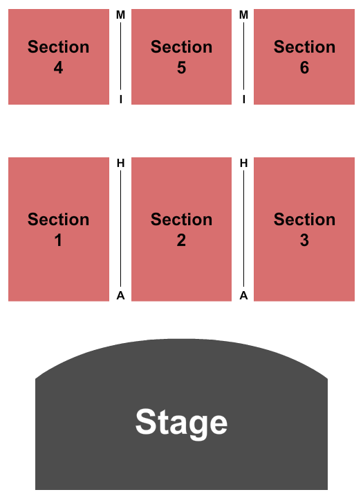 Painted Hand Casino Endstage Seating Chart