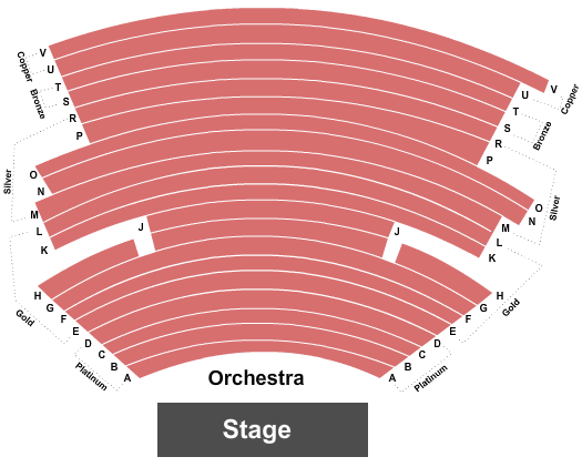 Detailed Seating Chart The Masonic San Francisco