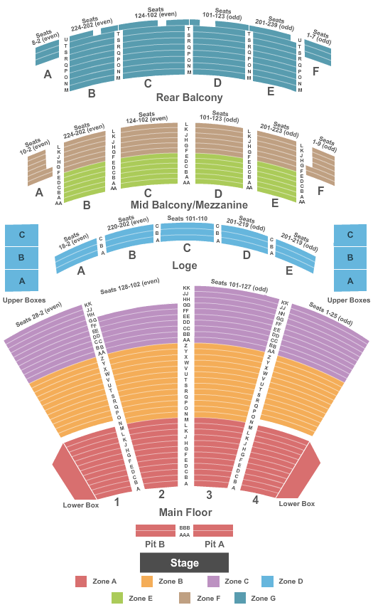 Marion Palace Theater Seating Chart