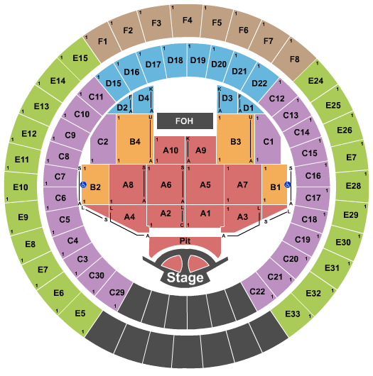 Palacio De Los Deportes - Mexico Jonas Seating Chart