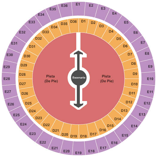 Palacio De Los Deportes - Mexico Muse Seating Chart