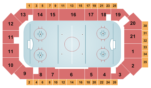Palais Des Sports - Quebec Hockey Seating Chart
