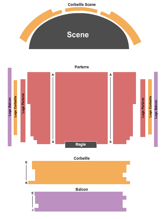 Palais Montcalm End Stage Seating Chart