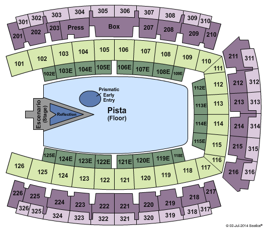 Palau Sant Jordi Katy Perry Seating Chart