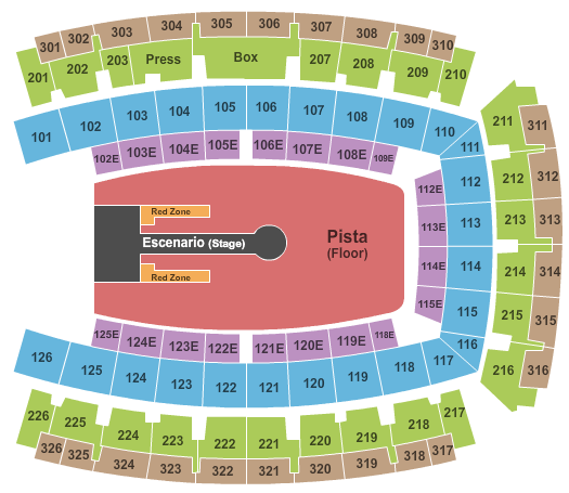 Palau Sant Jordi U2 Seating Chart