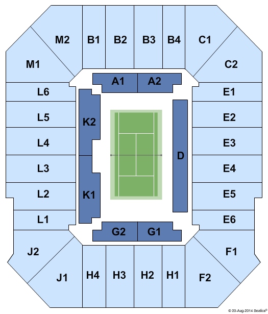 SEG Geneva Arena At Palexpo Complex Tennis Seating Chart