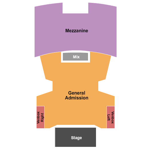 Palladium Times Square End Stage & GA Floor 2 Seating Chart