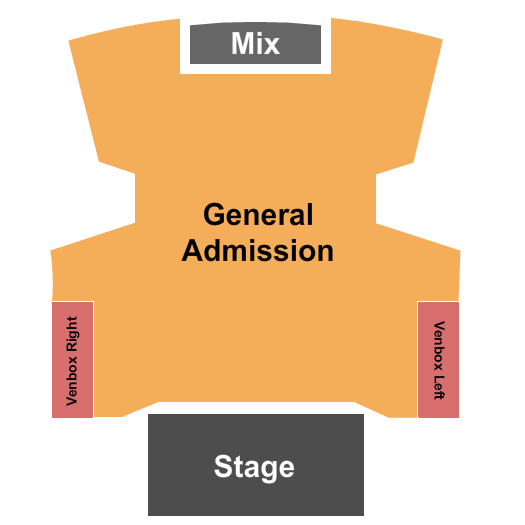 Palladium Times Square GA & VENBOX Seating Chart