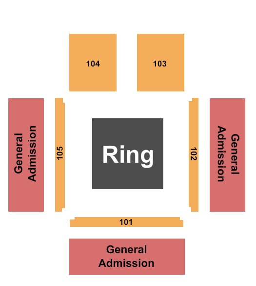 Palm Beach County Convention Center WWE NXT Live Seating Chart