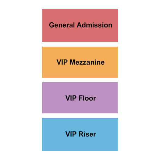 Pan Am Pavilion GA & VIP Mezz/Floor/Riser Seating Chart