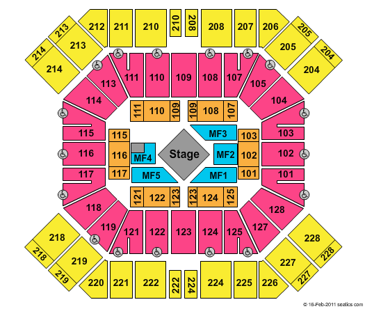 Pan American Center George Strait Seating Chart