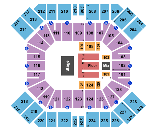 Pan American Center Seating Chart With Rows