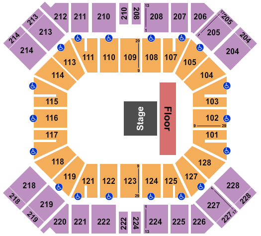 Pan American Center Quarter House Rsv Seating Chart