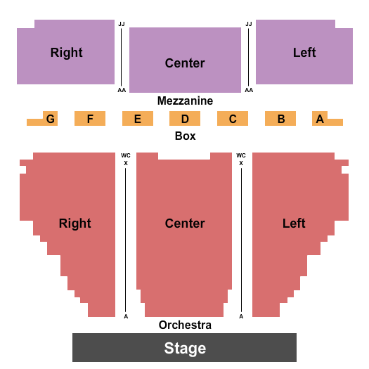 Paper Mill Playhouse Endstage 3 Seating Chart