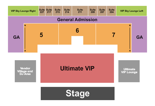 Paradise Coast Sports Complex Country Jam Seating Chart