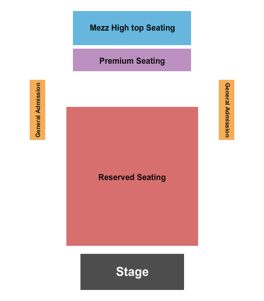 Paradise Theatre - Toronto Endstage Seating Chart