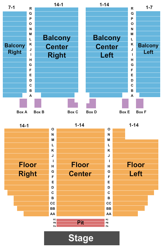 The Paramount - Ashland Seating Chart