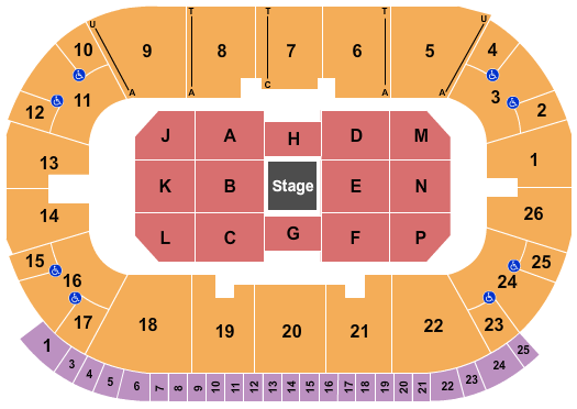 Paramount Fine Foods Centre Seating Chart