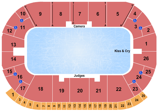 Paramount Fine Foods Centre Ice Dance Seating Chart